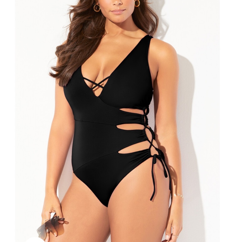 Brand new black bathing suit